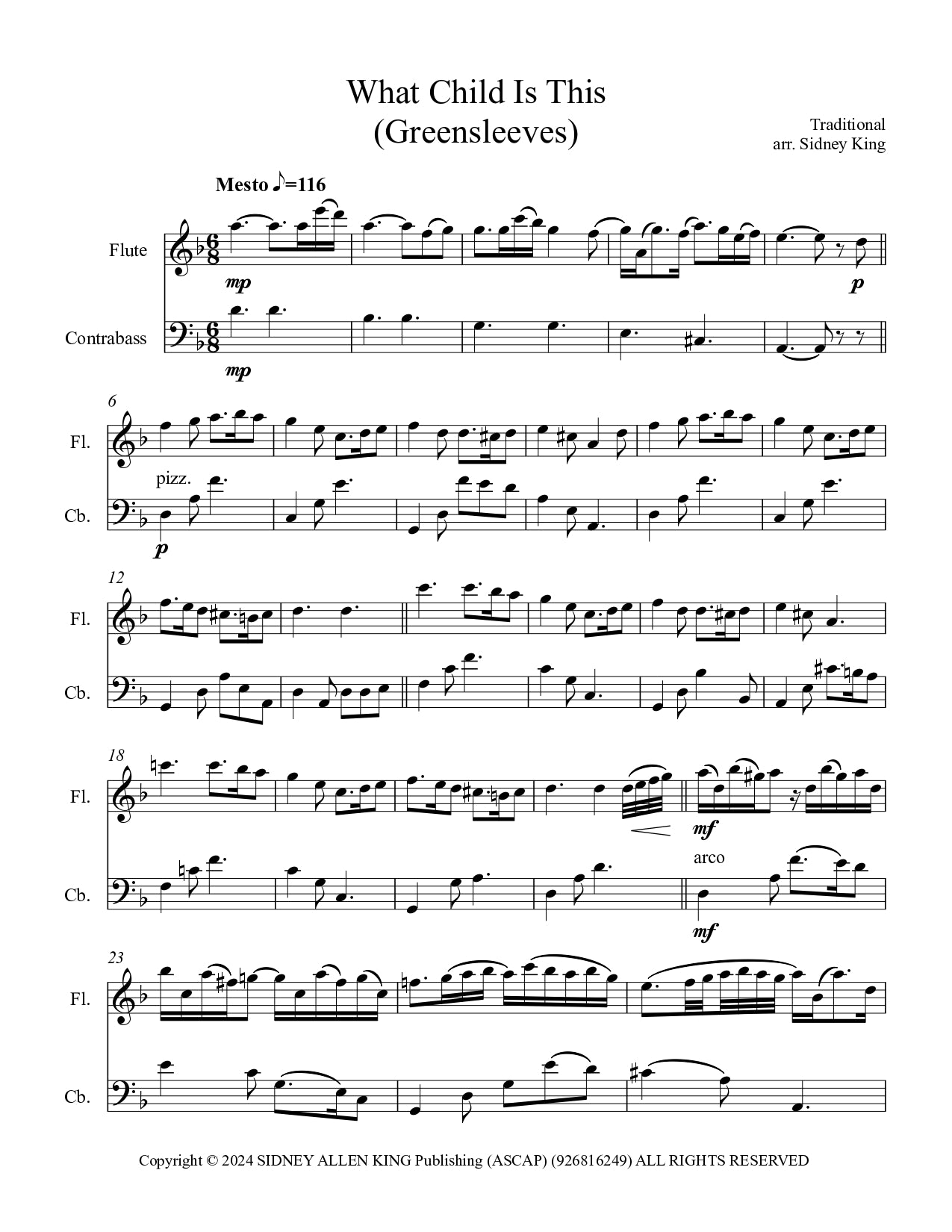 Five Advent/Christmas Carols