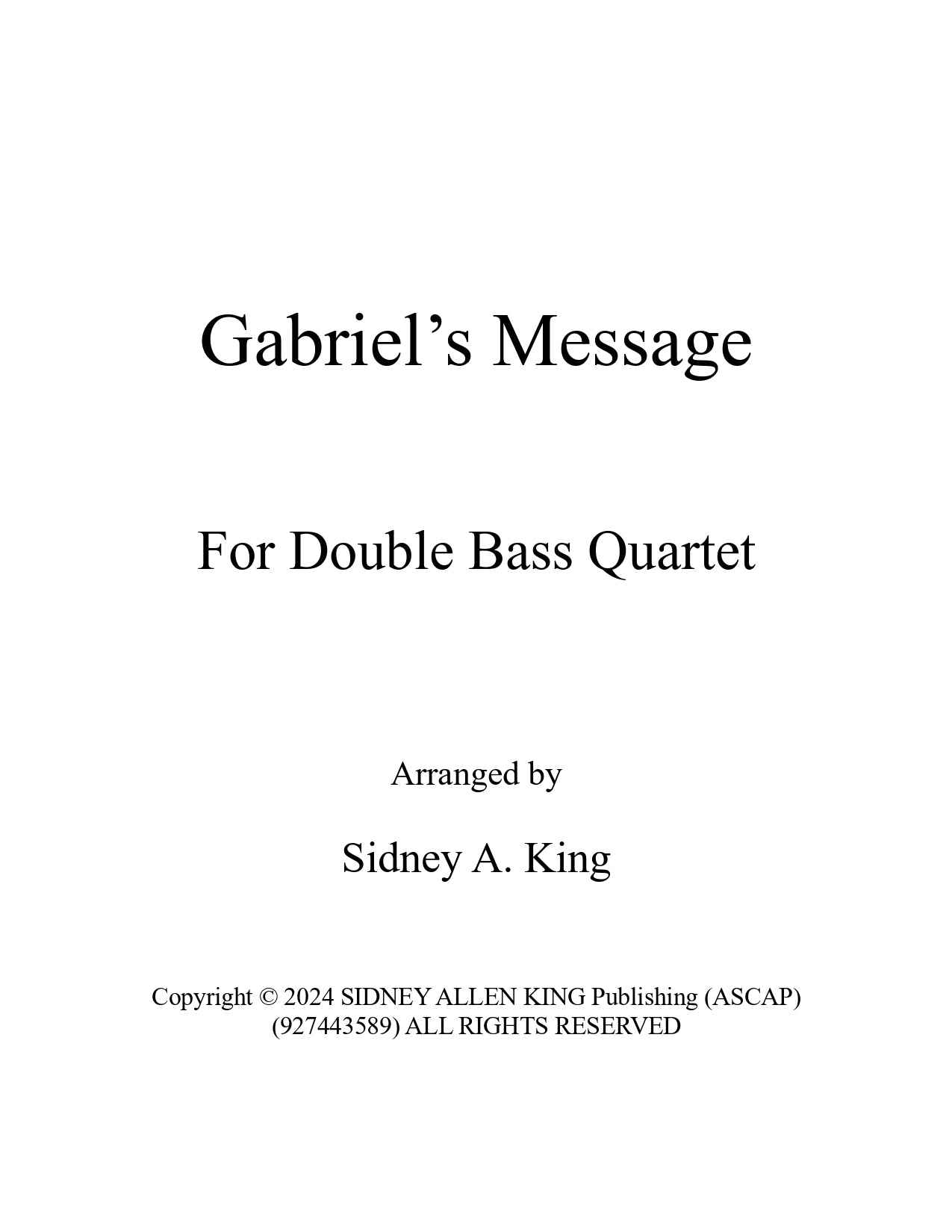 Gabriel's Message